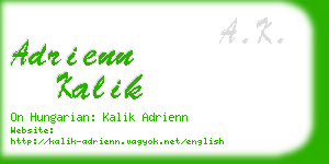 adrienn kalik business card